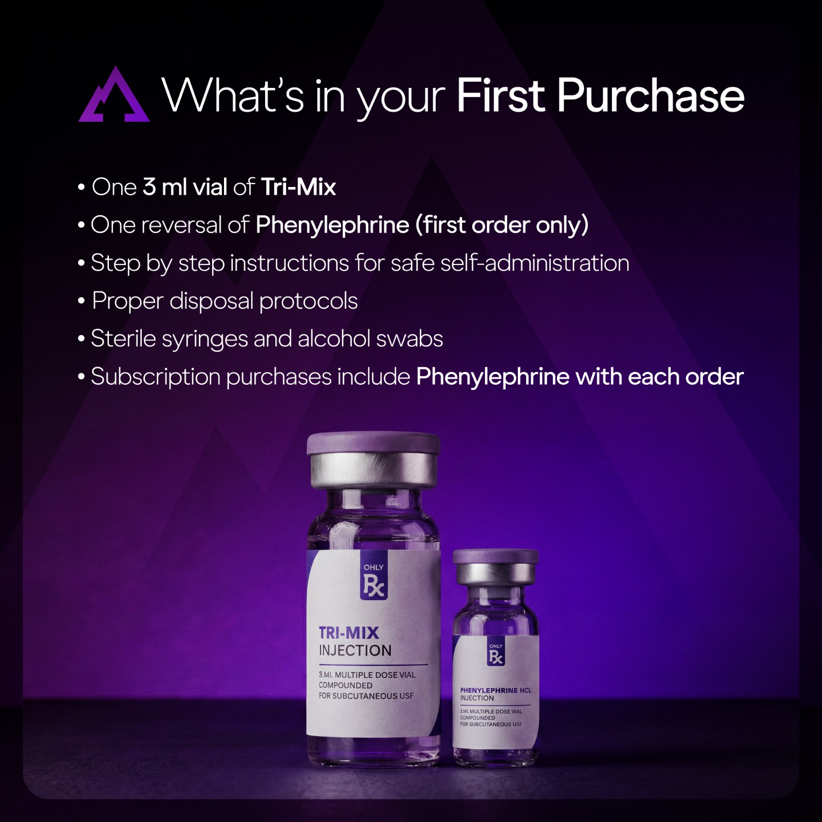 tri-mix first order phenylephrine